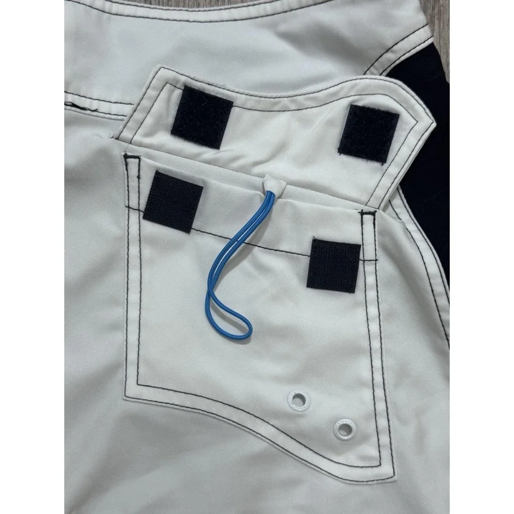 Y2K Vintage Quicksilver Colorblock Board Shorts Men's Size 33